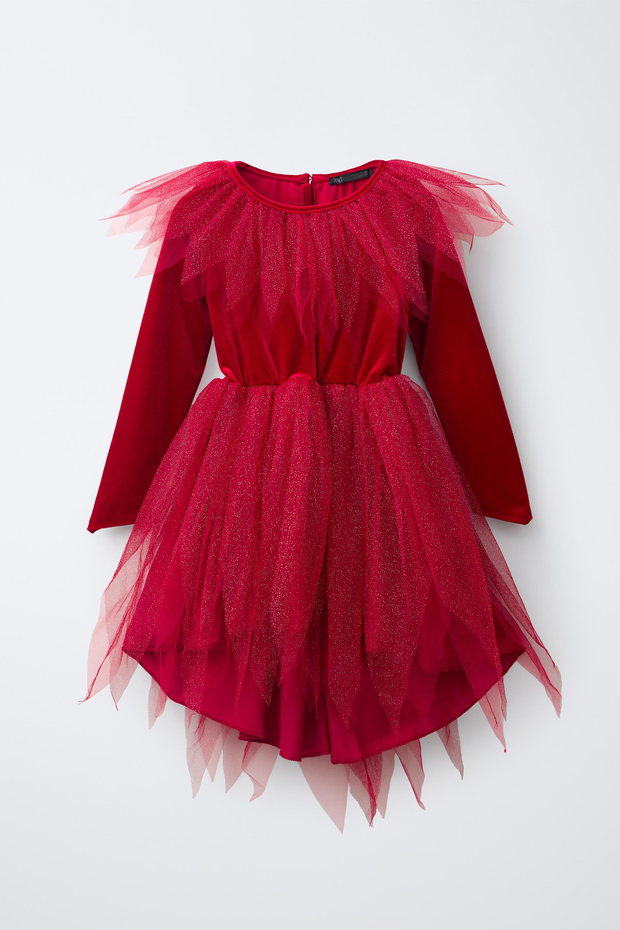 SHINY TULLE DEVIL COSTUME DRESS | Zara UK