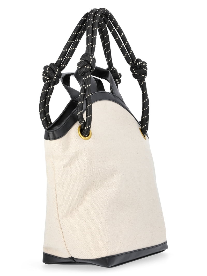 Free Assembly Women's Canvas Tote Bag, Natural | Walmart (US)