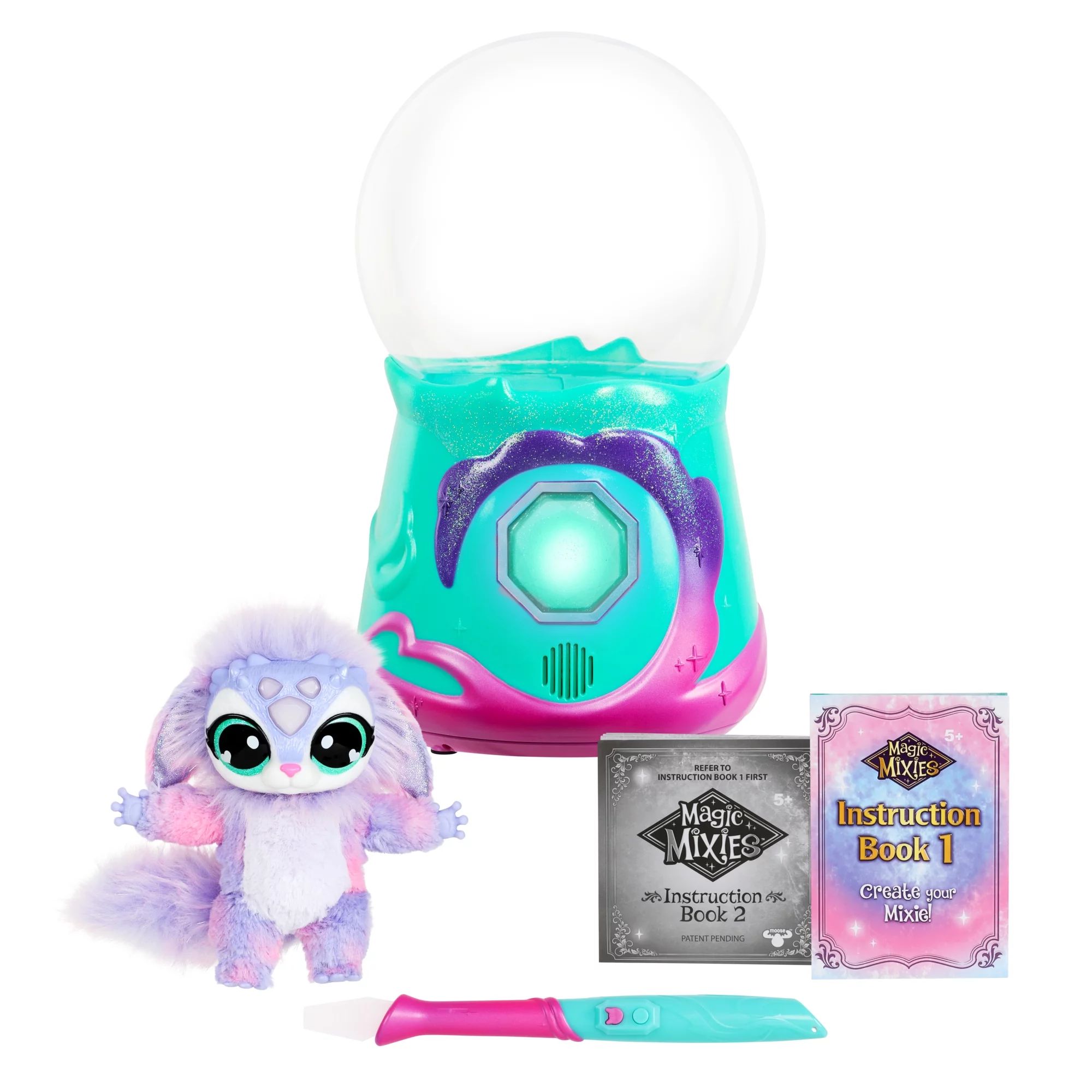 Magic Mixies Sparkle Magic Crystal Ball with Exclusive Interactive 8 inch Sparkle Plush Toy and 8... | Walmart (US)