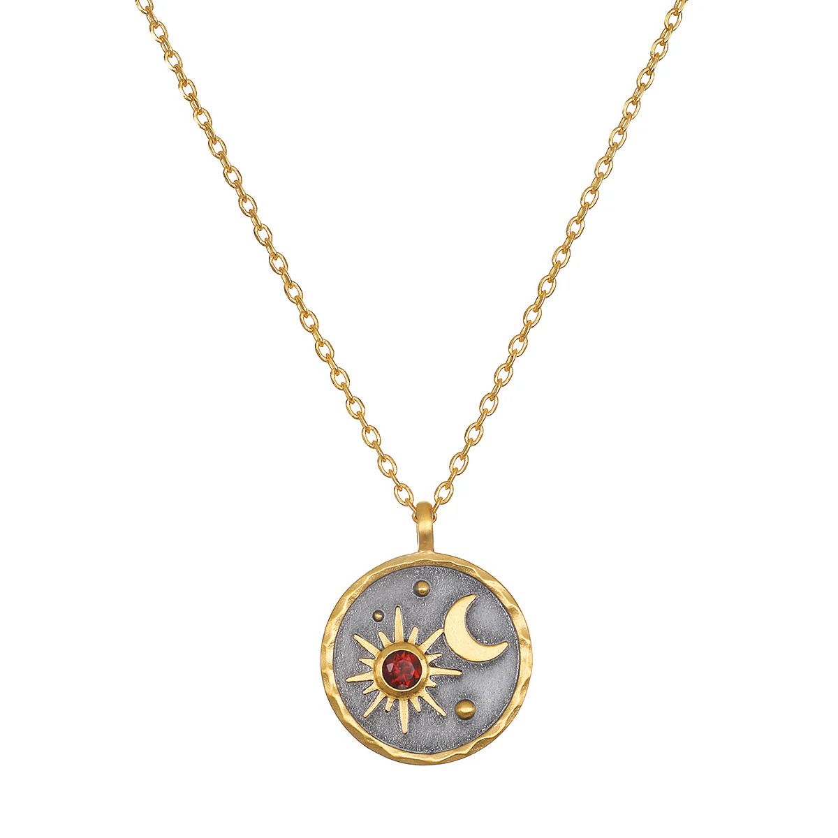Celestial Birthstone Necklace - January | Satya Jewelry