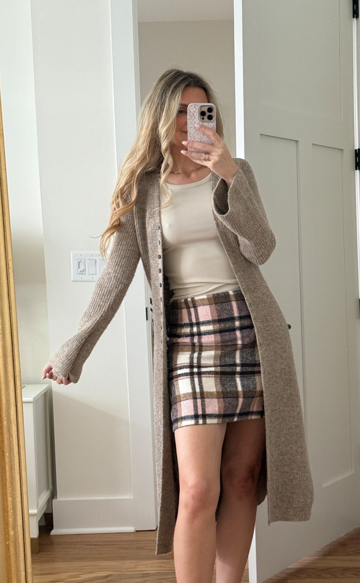 Easiest way to wear a summery outfit in the winter is pair it with a long wool duster sweater 🎀 

#LTKootd #LTKOver40 #LTKSeasonal