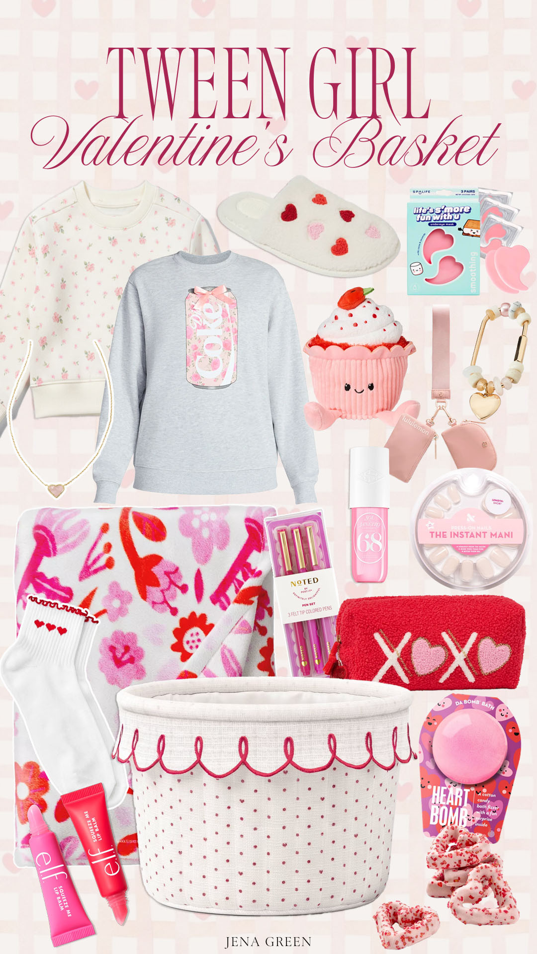 Tween Girl Valentine's Day Basket | Valentine's Day Basket for Tween Girl 

 #LTKValentine #LTKSeasonal #LTKKids