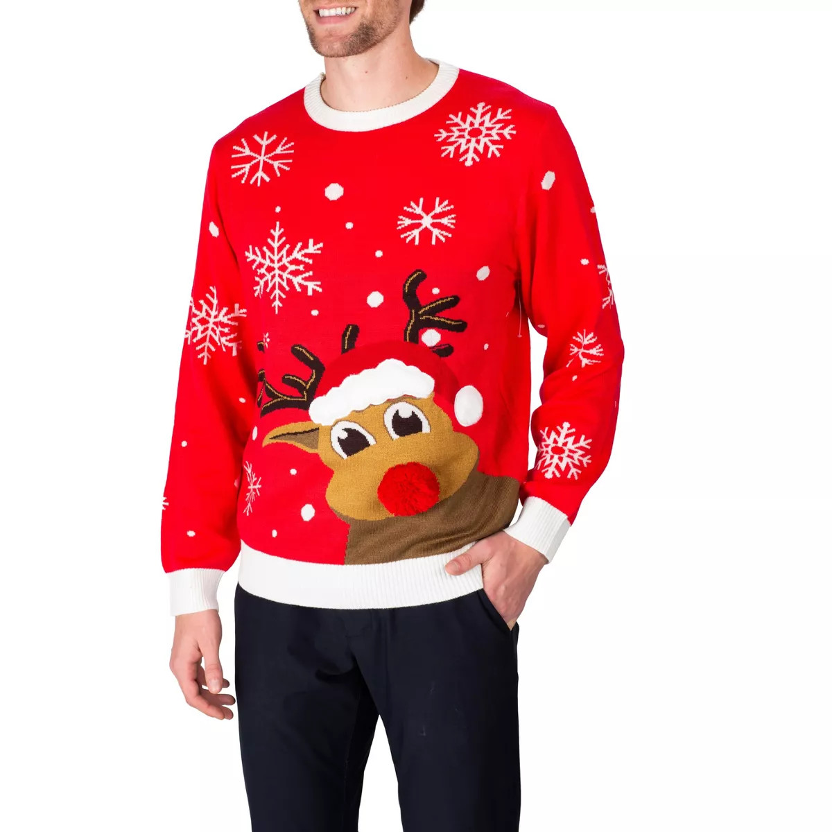 SLEEPHERO Men's Ugly Christmas Sweater Soft Holiday Party Men’s Knit Pullover Sweater | Target
