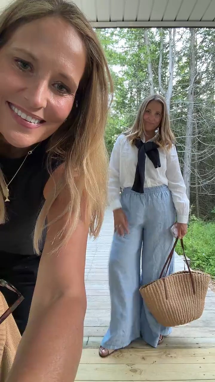Easy and breezy summer outfits that we wore to dinner. s

#LTKOver40 #LTKMidsize #LTKSeasonal