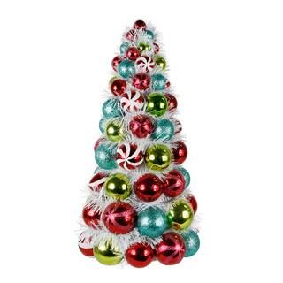 20" Blue, Green & Red Ornaments Tree by Ashland® | Michaels Stores