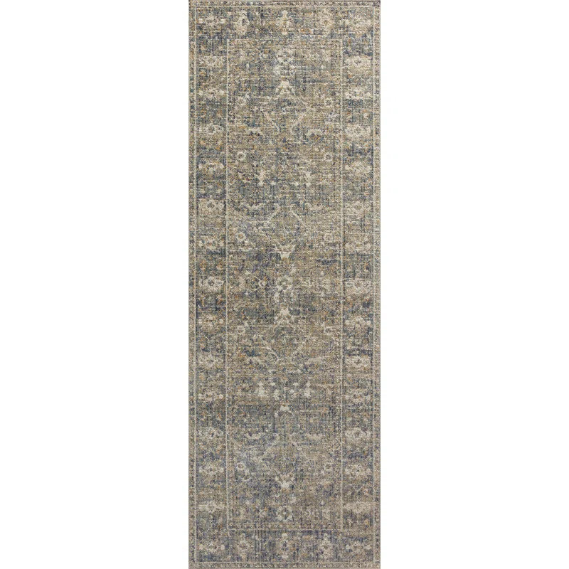 Chris Loves Julia x Loloi Rosemarie Oriental Sand/Lagoon/Off White Area RugSee More byChris Loves... | Wayfair North America