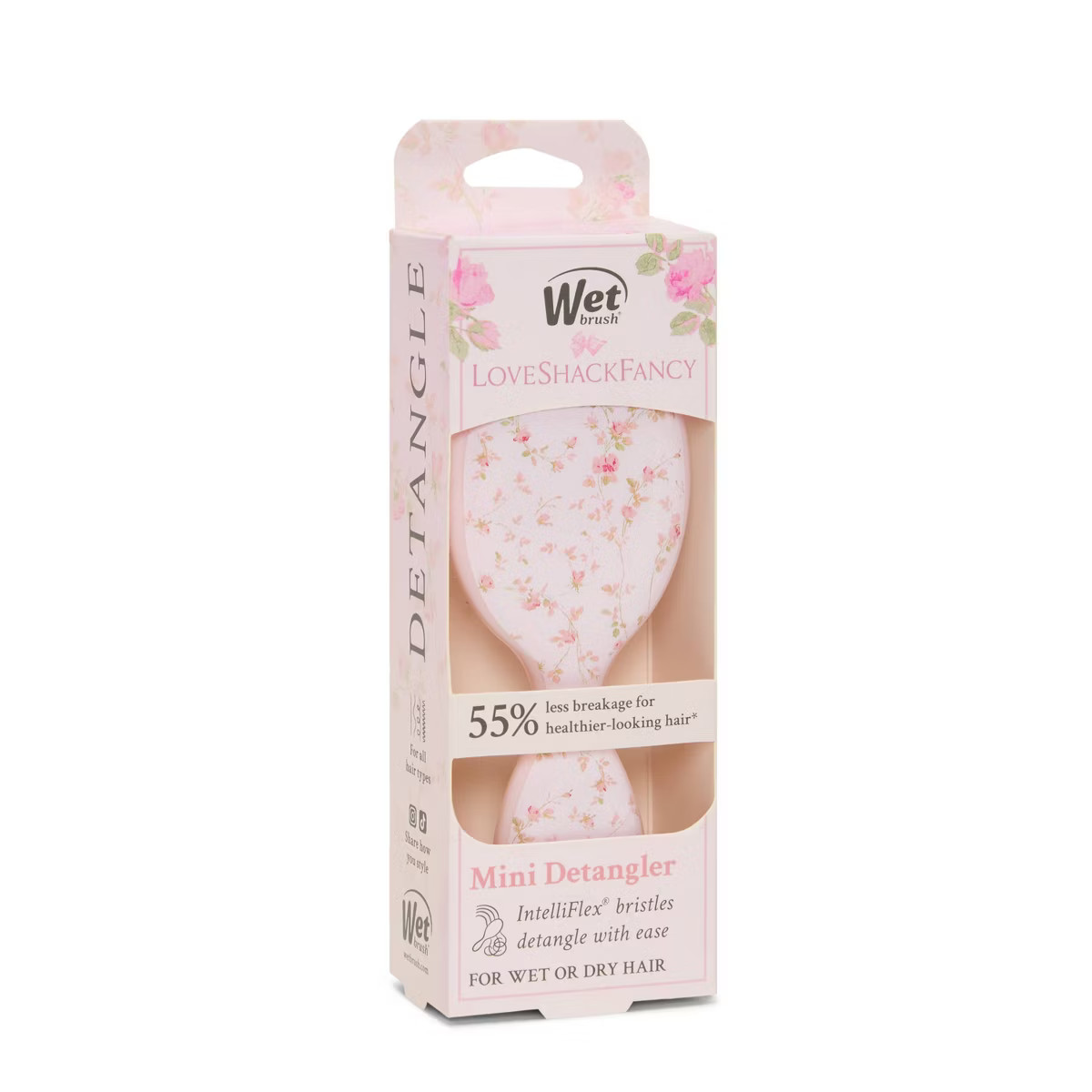 Wet Brush x LoveShackFancy Mini Detangler Hair Brush | Target