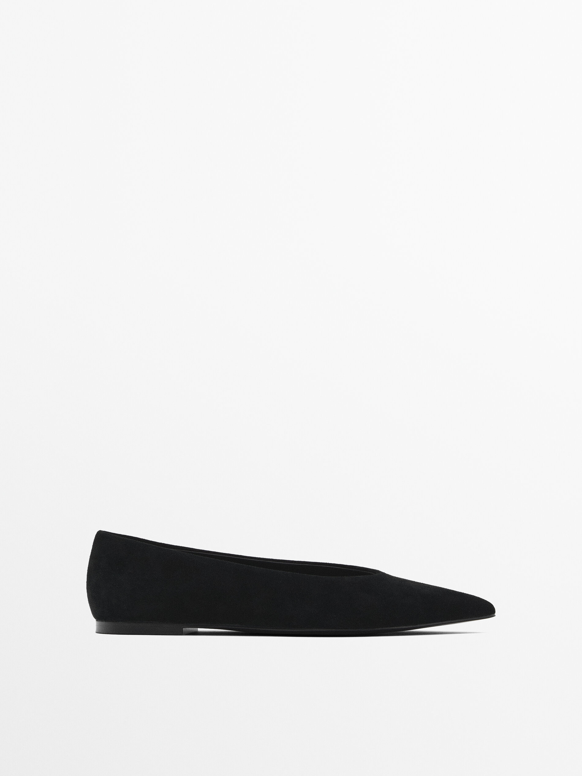 Ballet flats with pointed toe | Massimo Dutti US