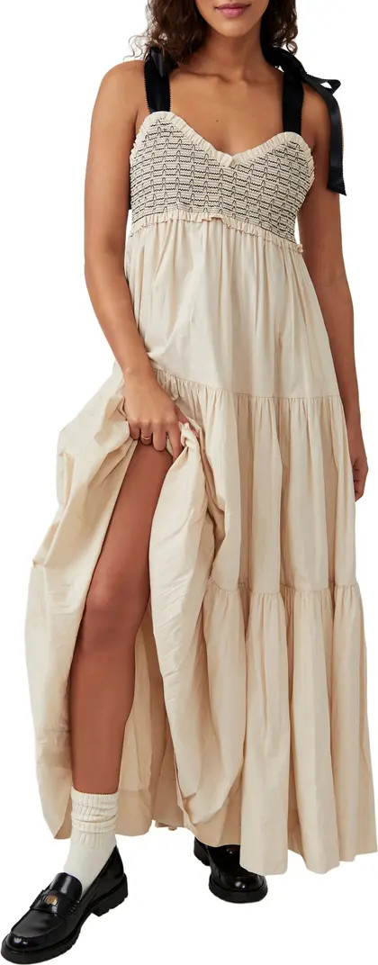 Bluebell Smocked Bodice Tiered Maxi Sundress | Nordstrom Rack