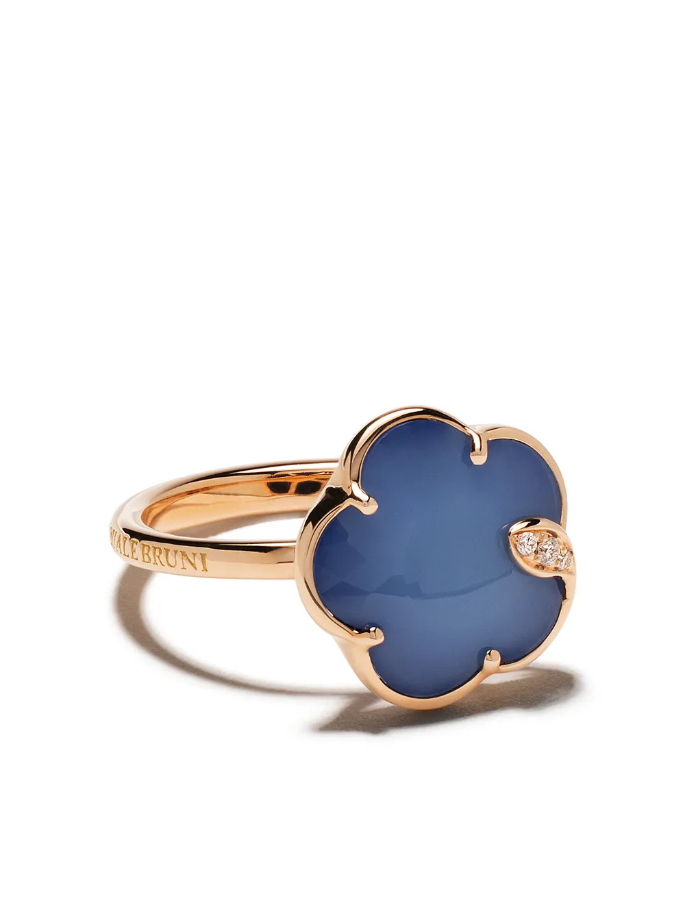 Pasquale Bruni "Anello Petit Jolie In Oro Rosa 18kt Con diamanti, Agata e lapislazzuli" | Rosa | ... | Farfetch Global