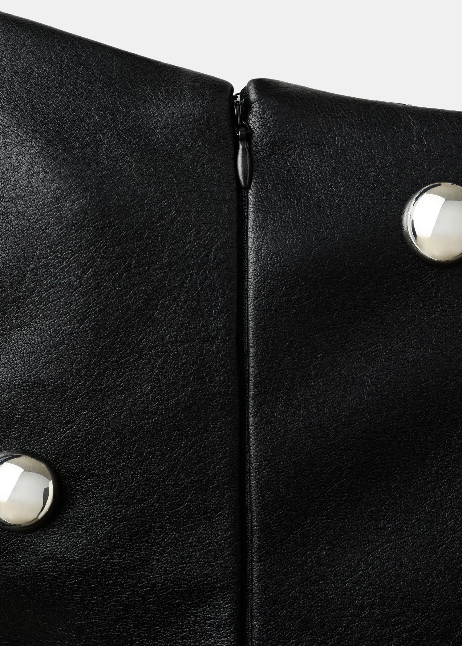 Studded faux-leather dress | Mango (US/MX/AU)