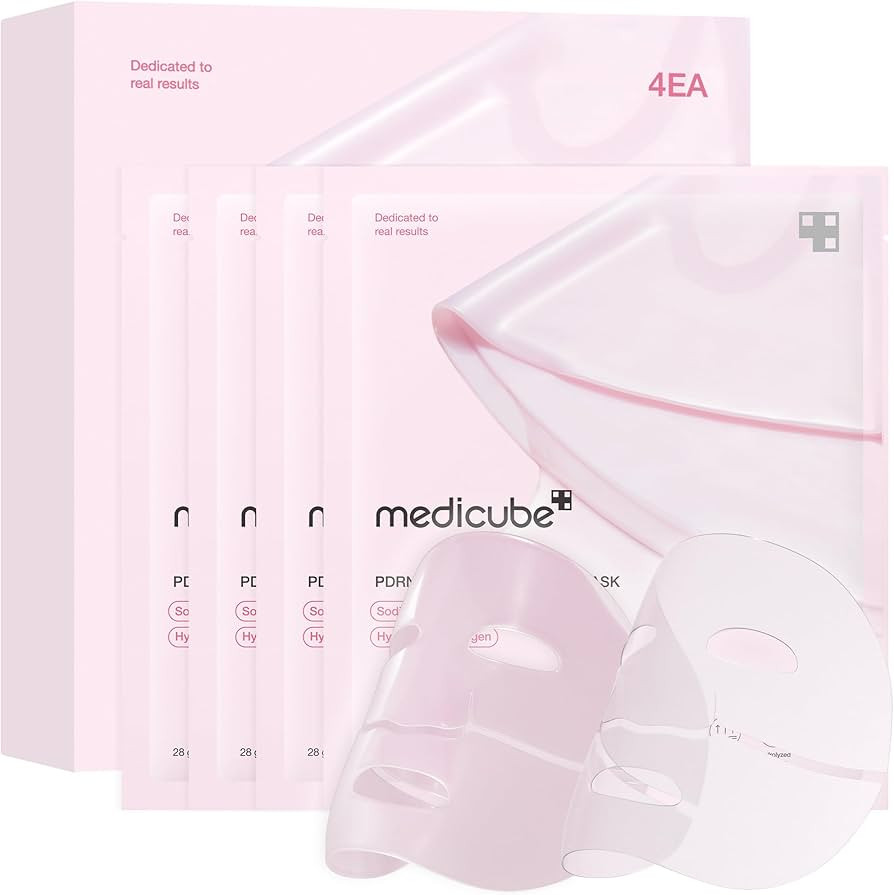 medicube Salmon DNA PDRN pink collagen jelly gel mask | overnight face mask for glass glow skin- ... | Amazon (US)