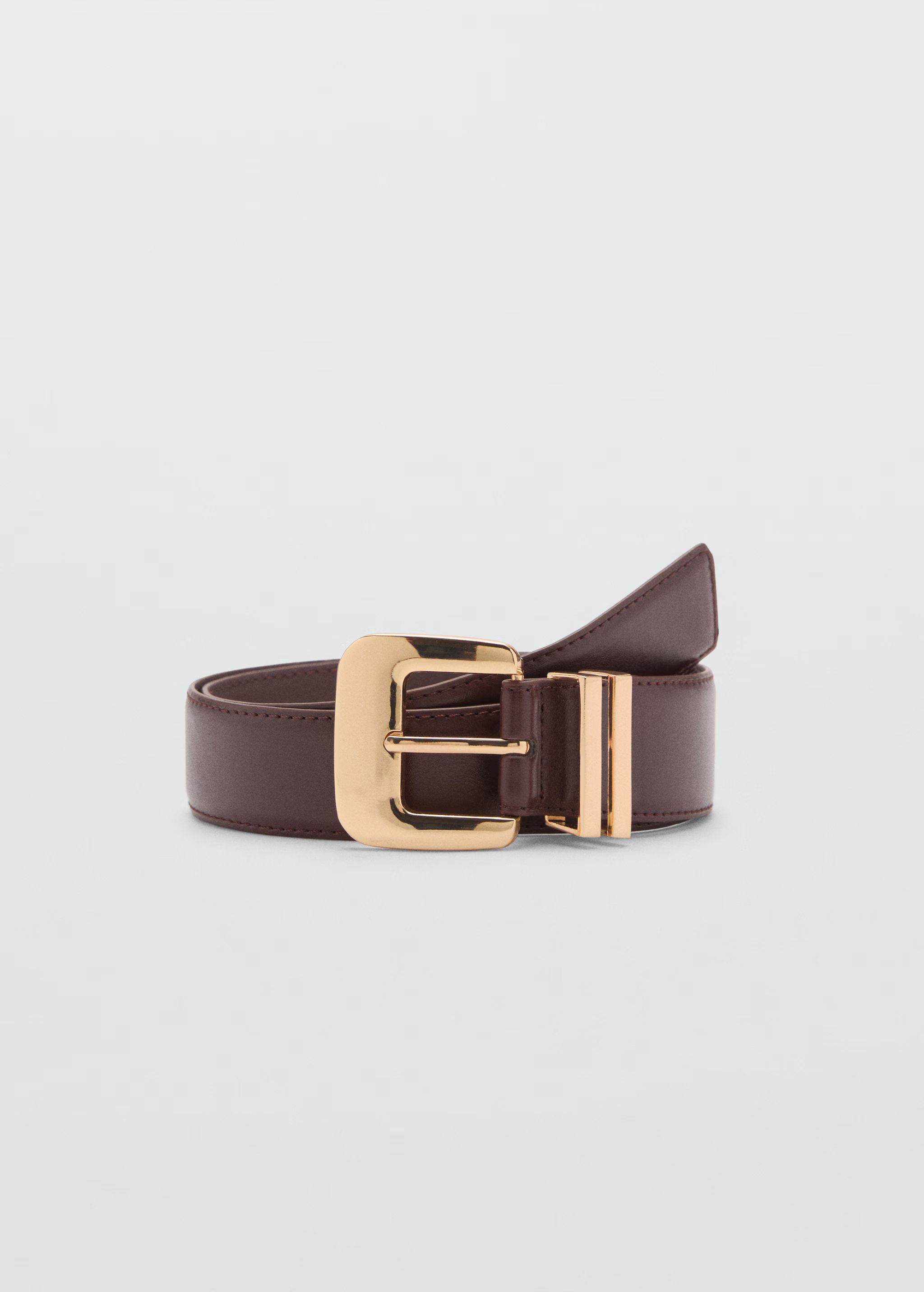 Square buckle belt | MANGO (UK)