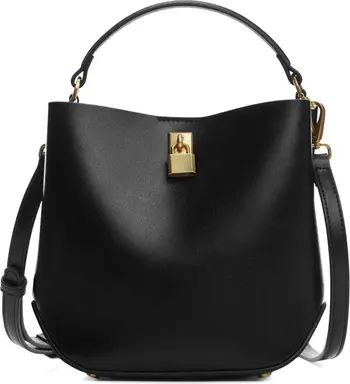 Padlock Faux Leather Mini Shopper Bag | Nordstrom