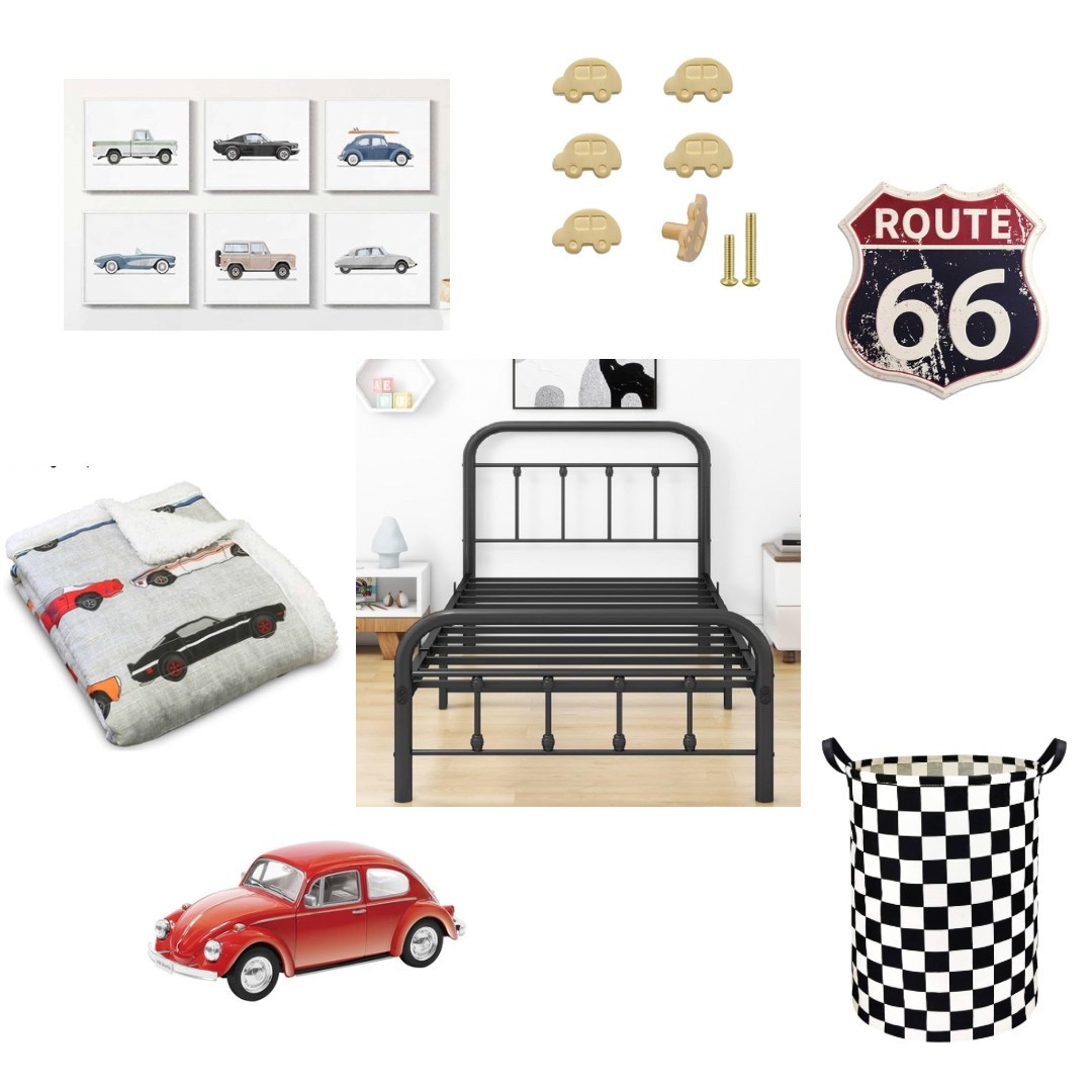 Vintage car themed boys room 🚗

#LTKHome #LTKKids #LTKFamily
