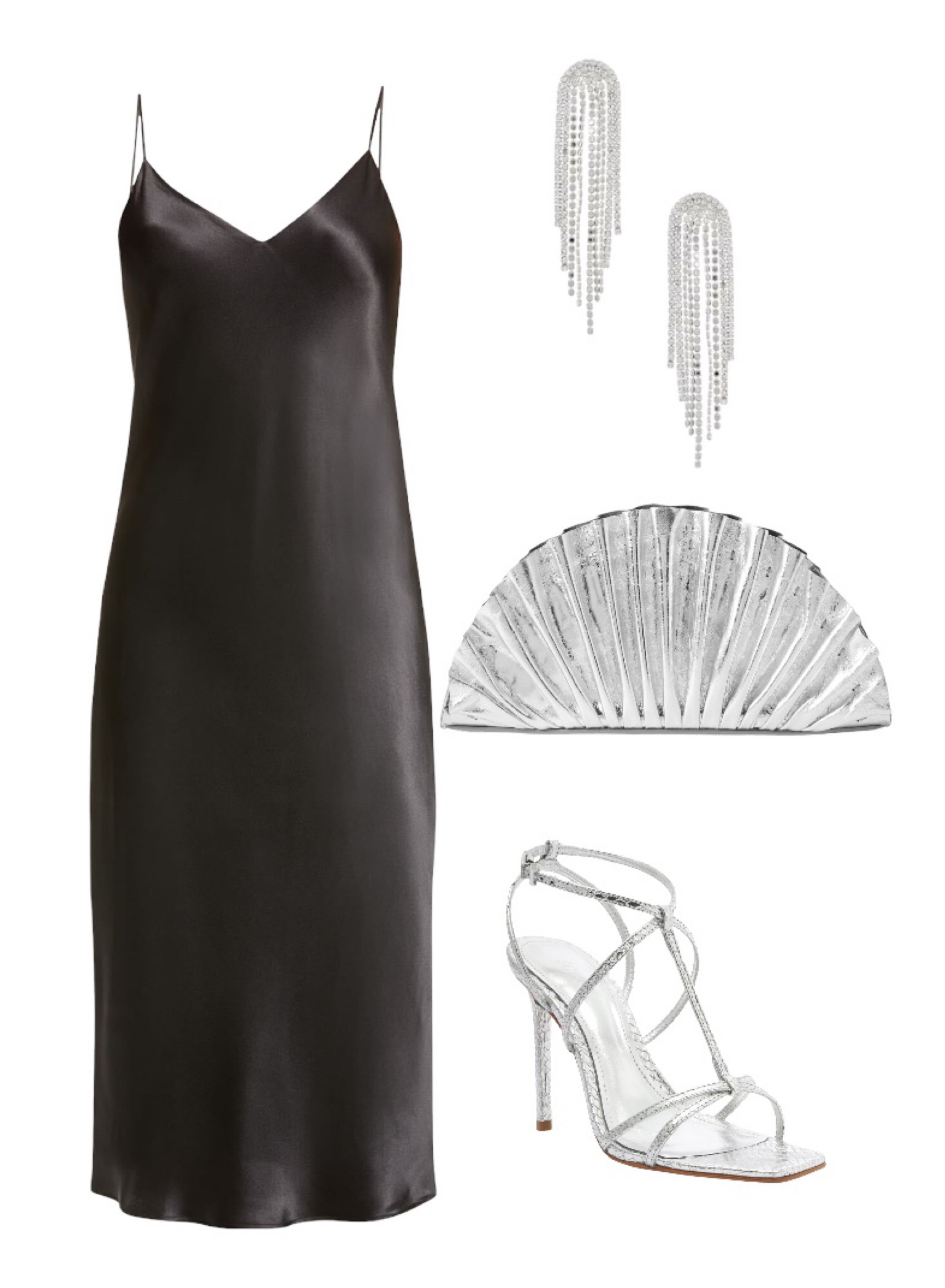 black tie wedding guest outfit inspo 🤍🖤


wedding guest gown, black tie, black tie optional, cocktail dress, destination wedding, prom dress, silver accessories, bridesmaid, slip dress, LBD, silver clutch, silver heels, black satin dress, metallic sandals

#whattowear

#LTKstyletip #LTKwedding #LTKshoecrush