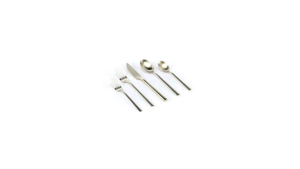 Better Homes & Gardens Holden Stainless Steel 20 Piece Flatware Set Gold | Walmart (US)
