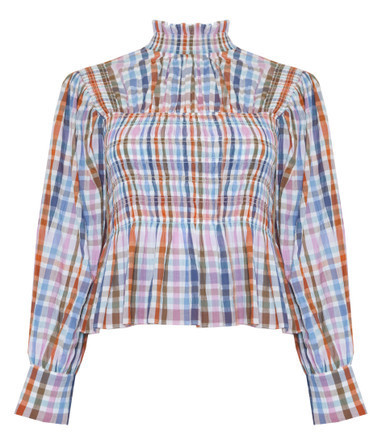 Hunter Bell Loren Top, Multi Gingham | Monkee's of Mount Pleasant