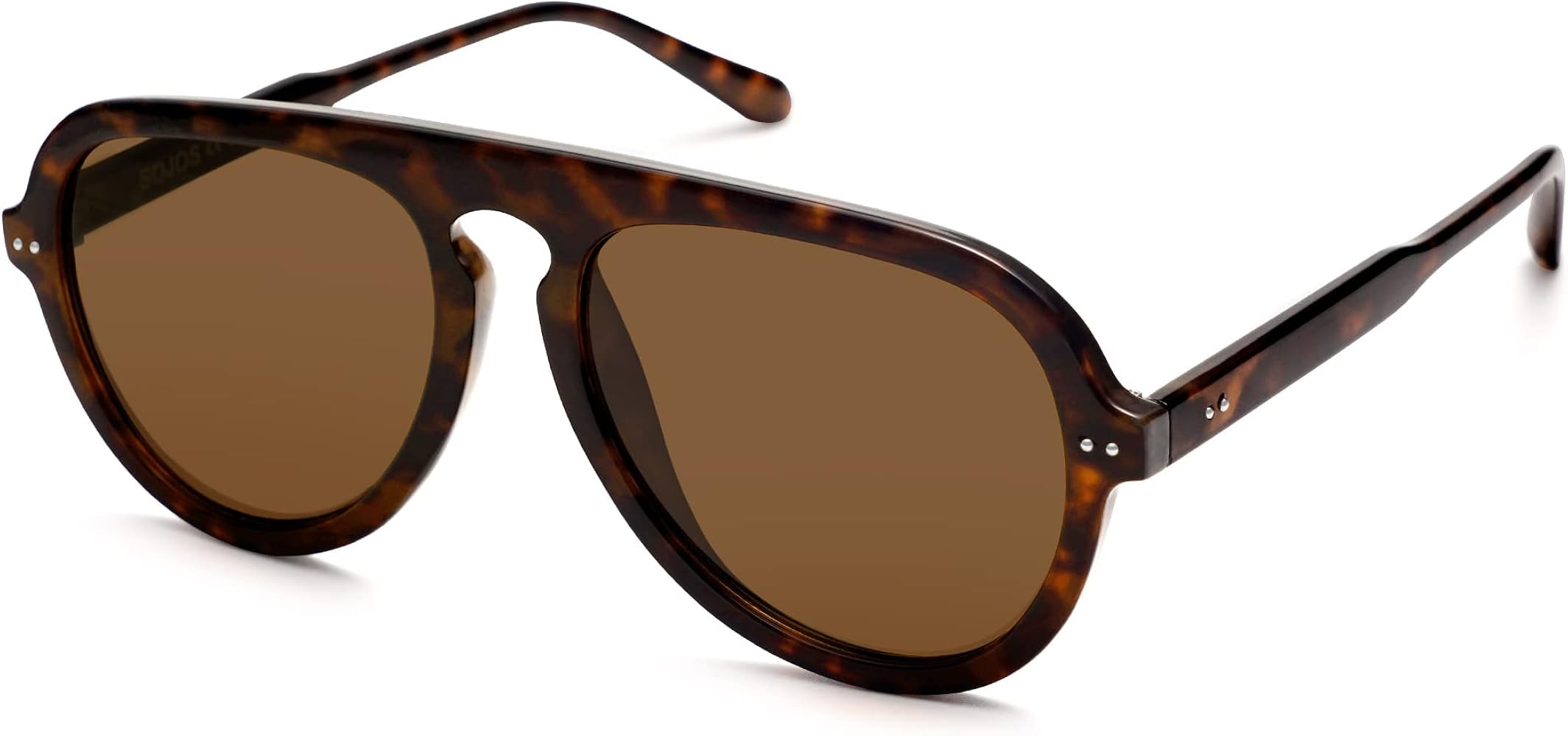 SOJOS Retro Aviator Sunglasses Womens Mens Vintage Plastic Frame Shades Lentes De Sol Para Mujer ... | Amazon (US)