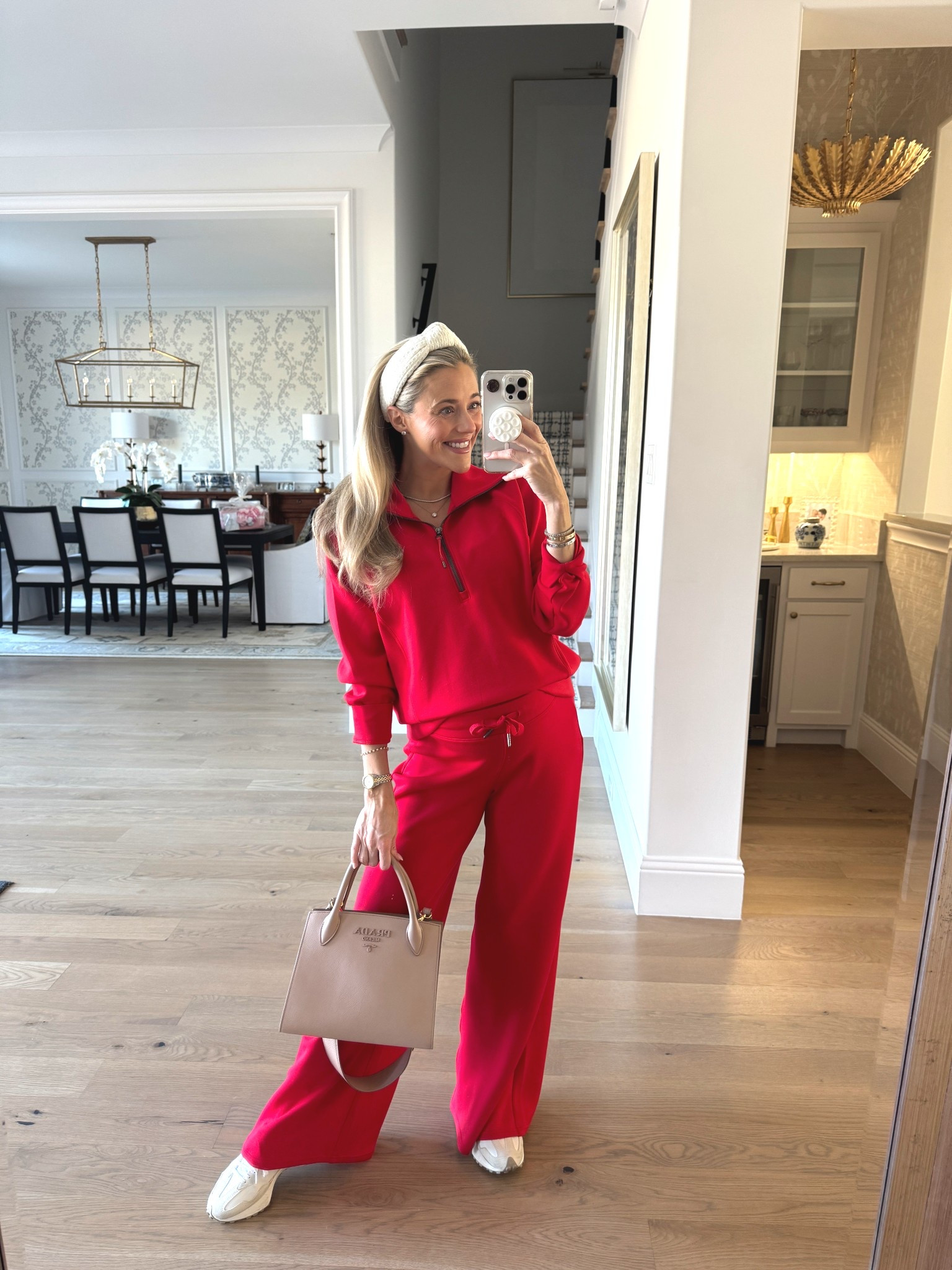 Spanx set
Lounge 
Sized up to M for bump 
Bump friendly 
Pregnant 


#LTKmomlife #LTKPetite #LTKootd