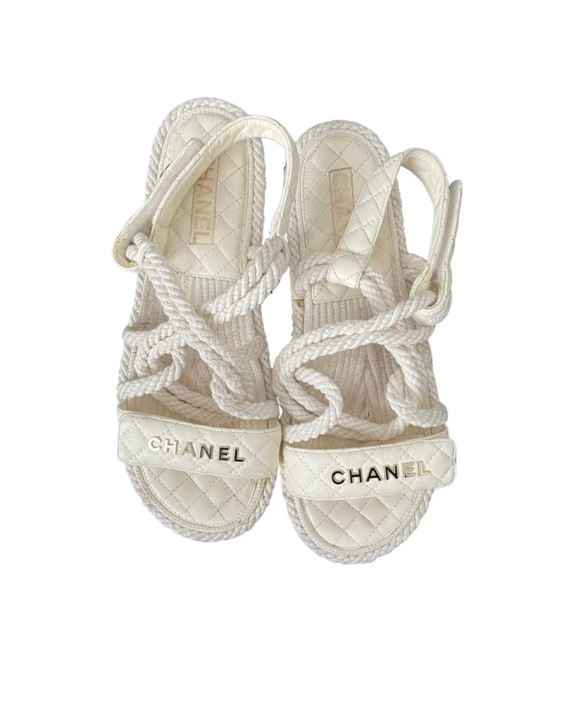  Chanel Rope Sandals 