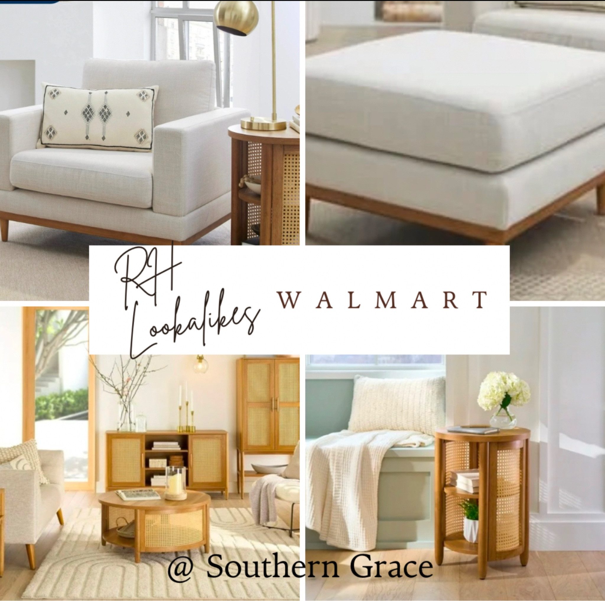 RH Lookalikes for Less!

Love the Restoration Hardware look but not the price tag? I’ve found the perfect RH-inspired pieces at Walmart — high-end vibes without the high-end cost! ✨ Swipe to shop these stunning finds and elevate your space without breaking the bank. 🏡🤍

#HomeDecor #BudgetFriendlyFinds #RHLookalikes #SouthernGrace #WalmartHome

#LTKStyleTip #LTKHome