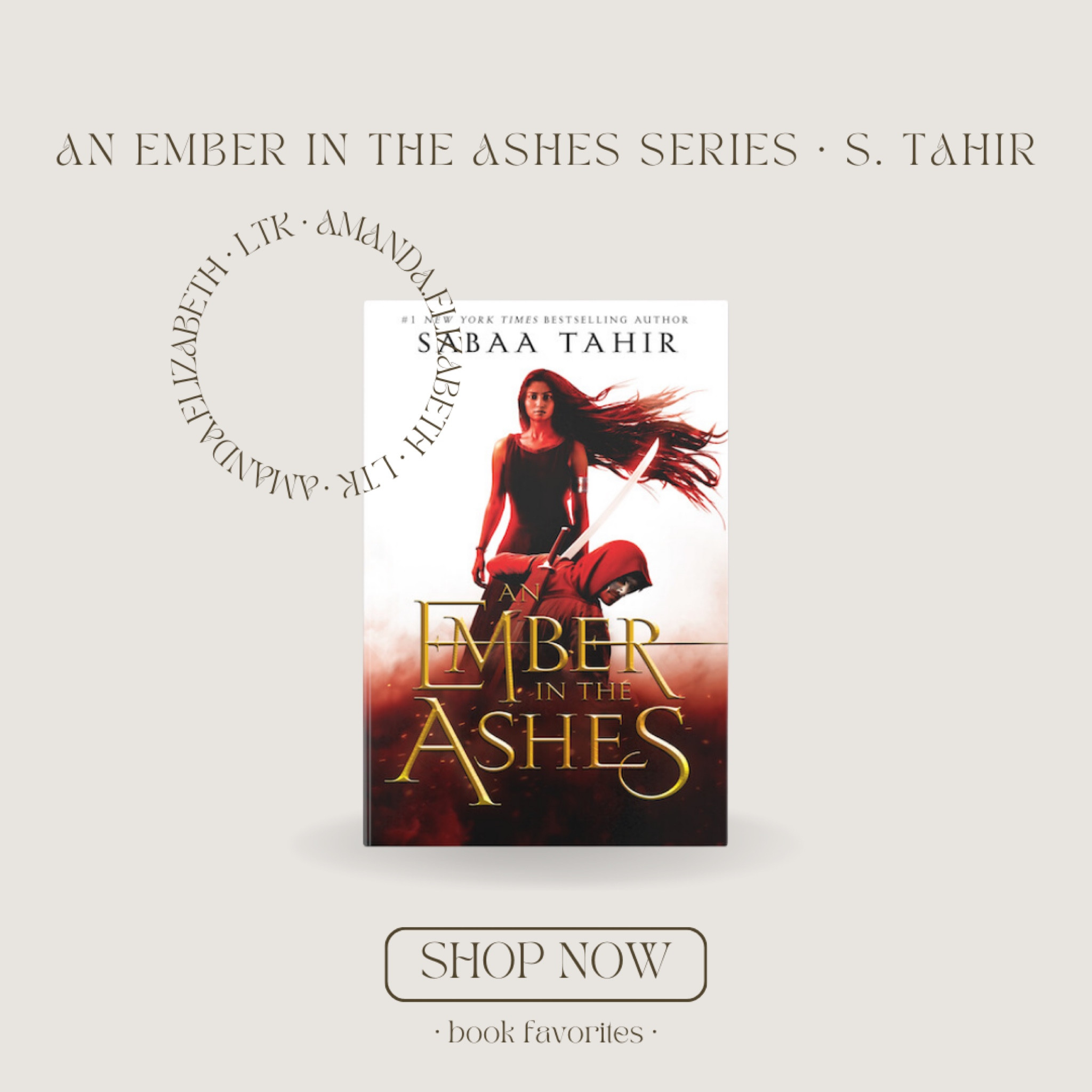 book favorites • an ember in the ashes series by sabaa tahir 

Laia is a Scholar living under the iron-fisted rule of the Martial Empire. When her brother is arrested for treason, Laia goes undercover as a slave at the empire's greatest military academy in exchange for assistance from rebel Scholars who claim that they will help to save her brother from execution. 

#LTKfindsunder50 #LTKsalealert