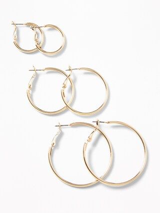 Hoop Earrings 3-Pack for Women | Old Navy (US)