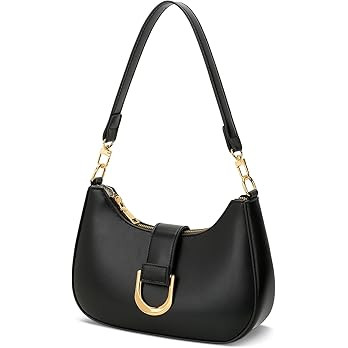 KKXIU Small Shoulder Bag for Women - Crescent Bag Small Purses for Women Trendy Vegan Leather Pur... | Amazon (US)