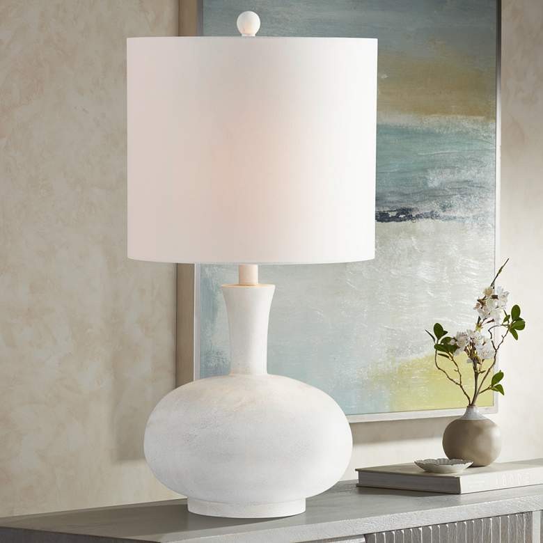 Forty West Ashlen 32" Modern Gray Table Lamp - #359J6 | Lamps Plus | Lamps Plus