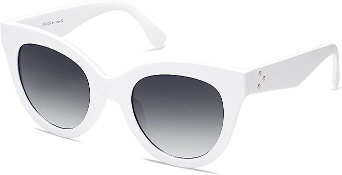 SOJOS Retro Oversized Cateye Sunglasses for Women Large Vintage Trendy Shades SJ2074 | Amazon (US)