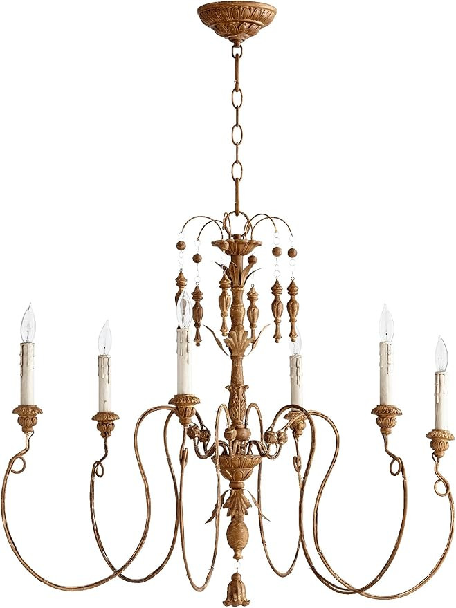Quorum International Salento 32" 6-LT Chandelier - French Umber - 6006-6-94 | Amazon (US)