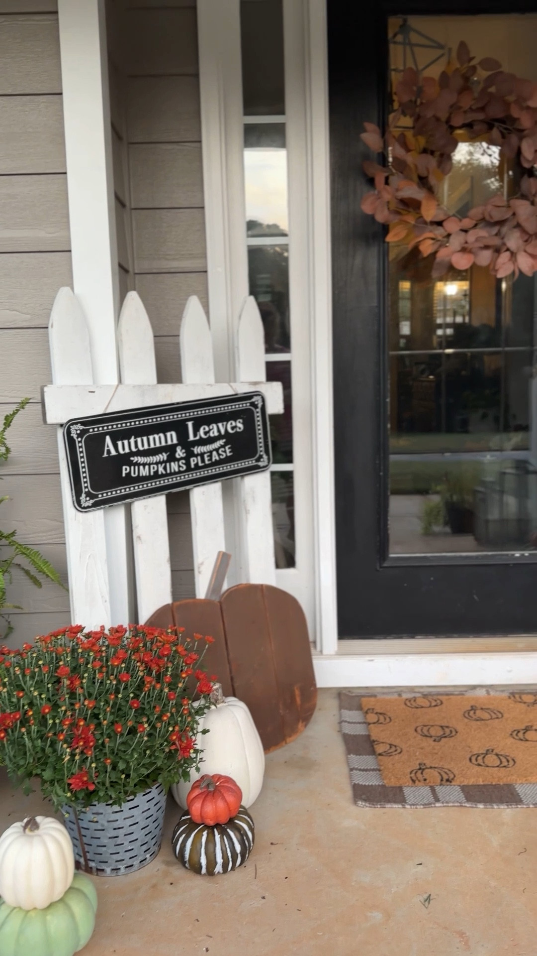 The one new thing I bought for fall is that beautiful wreath…. But also linking similiar decor shown on my porch 

#LTKFallSale #LTKSeasonal #LTKHome