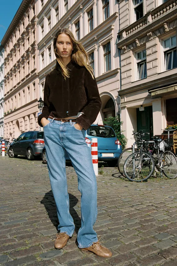 100% LEATHER SHORT JACKET | Zara US