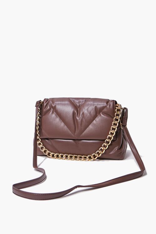 Chevron Quilted Crossbody Bag | Forever 21 (US)