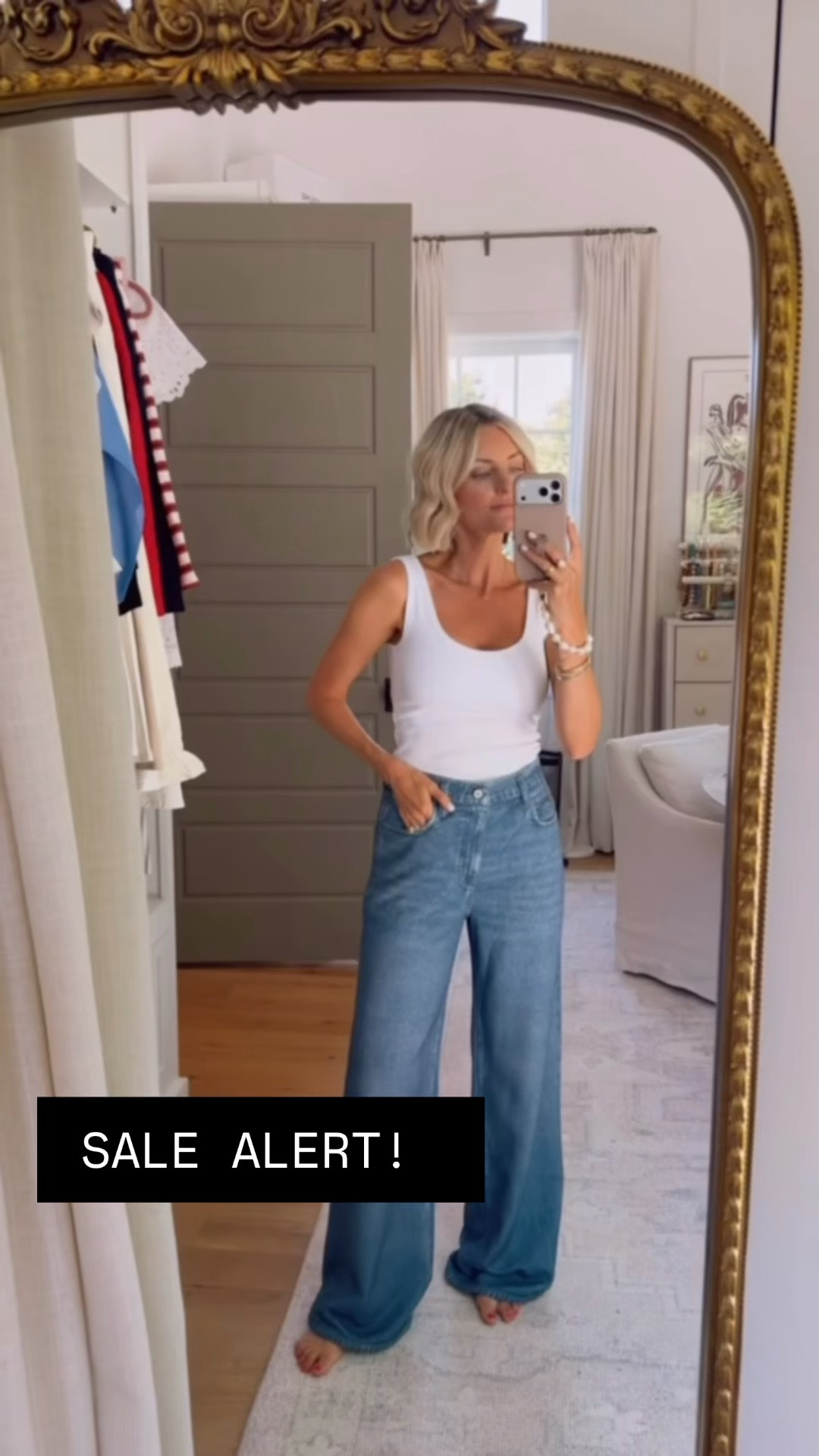 These look like jeans, but they are the softest material! They’re so comfortable! These would be great for traveling when you want to dress cuter, but denim can be uncomfortable to wear all day! Wearing S! Use AFLOVERLY for an extra 15% off this weekend!

Loverly Grey, Abercrombie sale, white tank, closet staples, travel outfit, Memorial Day sale 

#LTKSaleAlert #LTKTravel #LTKSeasonal