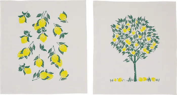 Limoni Assorted Set of 2 Cotton Dish Towels | Nordstrom