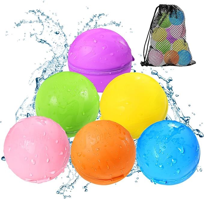 SOPPYCID Reusable Water balloons, Summer Toy Water Toy for Boys and Girls, Pool Beach Toys for Ki... | Amazon (US)