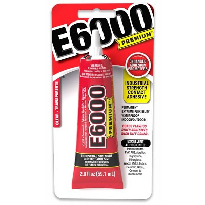 E6000 Premium Industrial Strength Glue Adhesive Clear 2.0 Fl Oz | Target