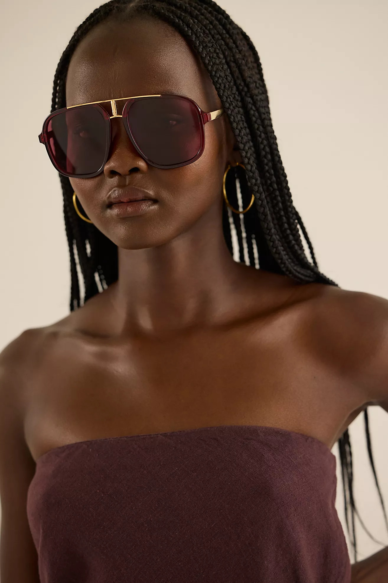Janis Detail Aviator Sunglasses | Free People (Global - UK&FR Excluded)