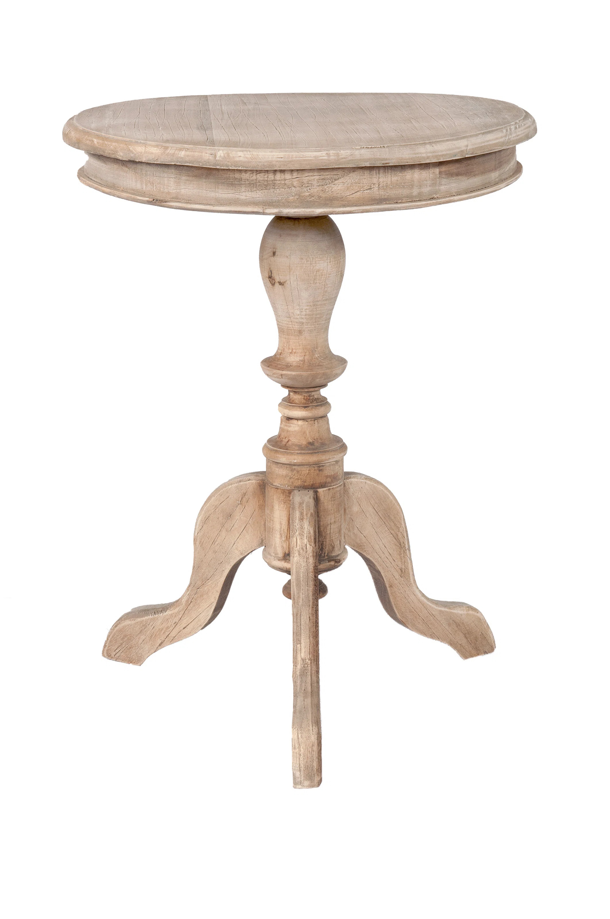 Hannelore Solid Wood Pedestal End Table | Wayfair North America