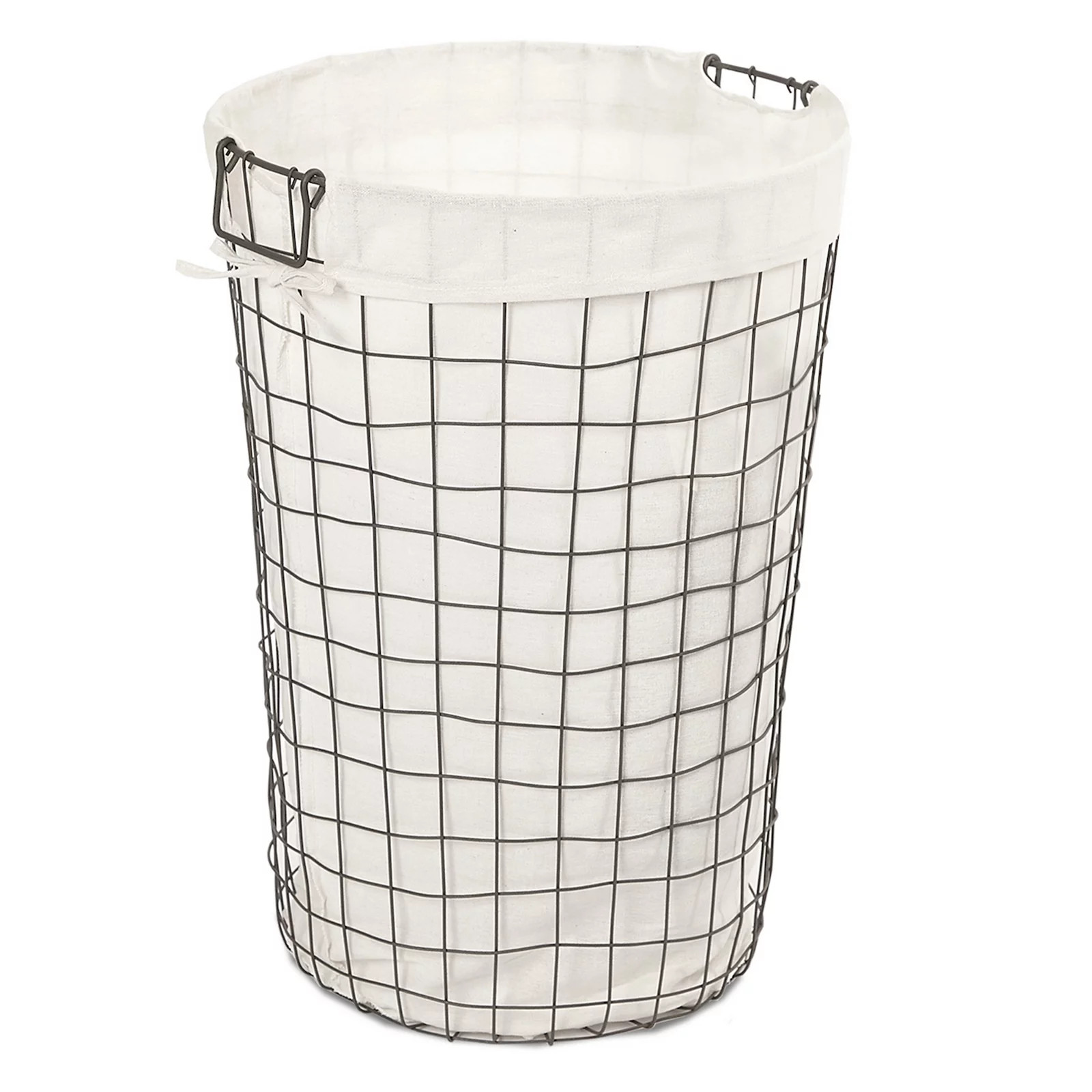 Rustic Wire Round Hamper | Kohl's