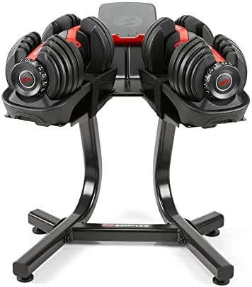Bowflex SelectTech 552 Adjustable Dumbbells (Pair) and Stand Bundle | Amazon (US)