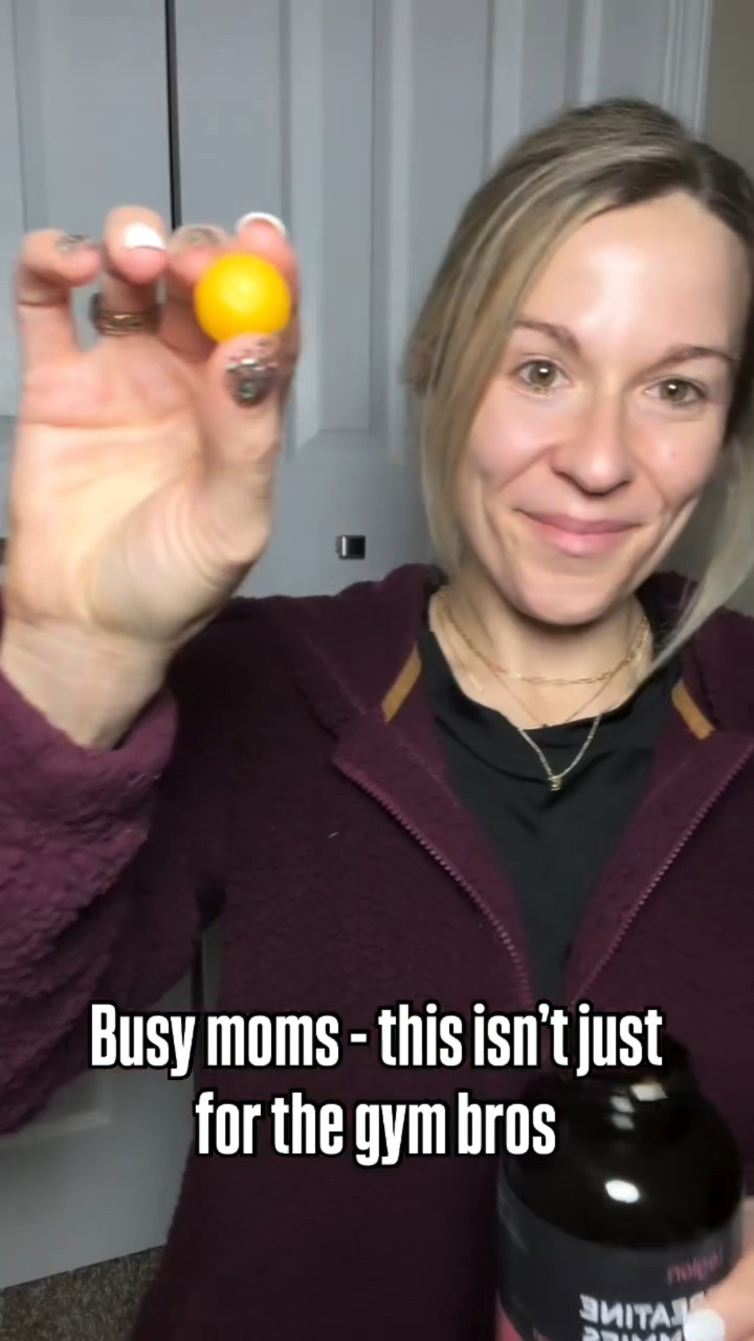 Busy working moms — this is your sign to look into creatine.

It’s not just for bodybuilders.

Creatine helps support muscle strength, which means everyday things like lifting kids, groceries, and laundry feel a little easier.

It can also help with energy during workouts, even short ones — because let’s be real, most of us don’t have an hour to train.

And one of my favorite benefits?
Creatine supports brain function and mental clarity, which is huge when you’re juggling work, kids, and a nonstop to-do list.

No crazy routine.
No stimulants.
Just a simple supplement that fits into real mom life.

Because feeling strong — physically and mentally — matters. 🫶🏻✨

#LTKfitnessgoals #LTKselfcare #LTKmomlife