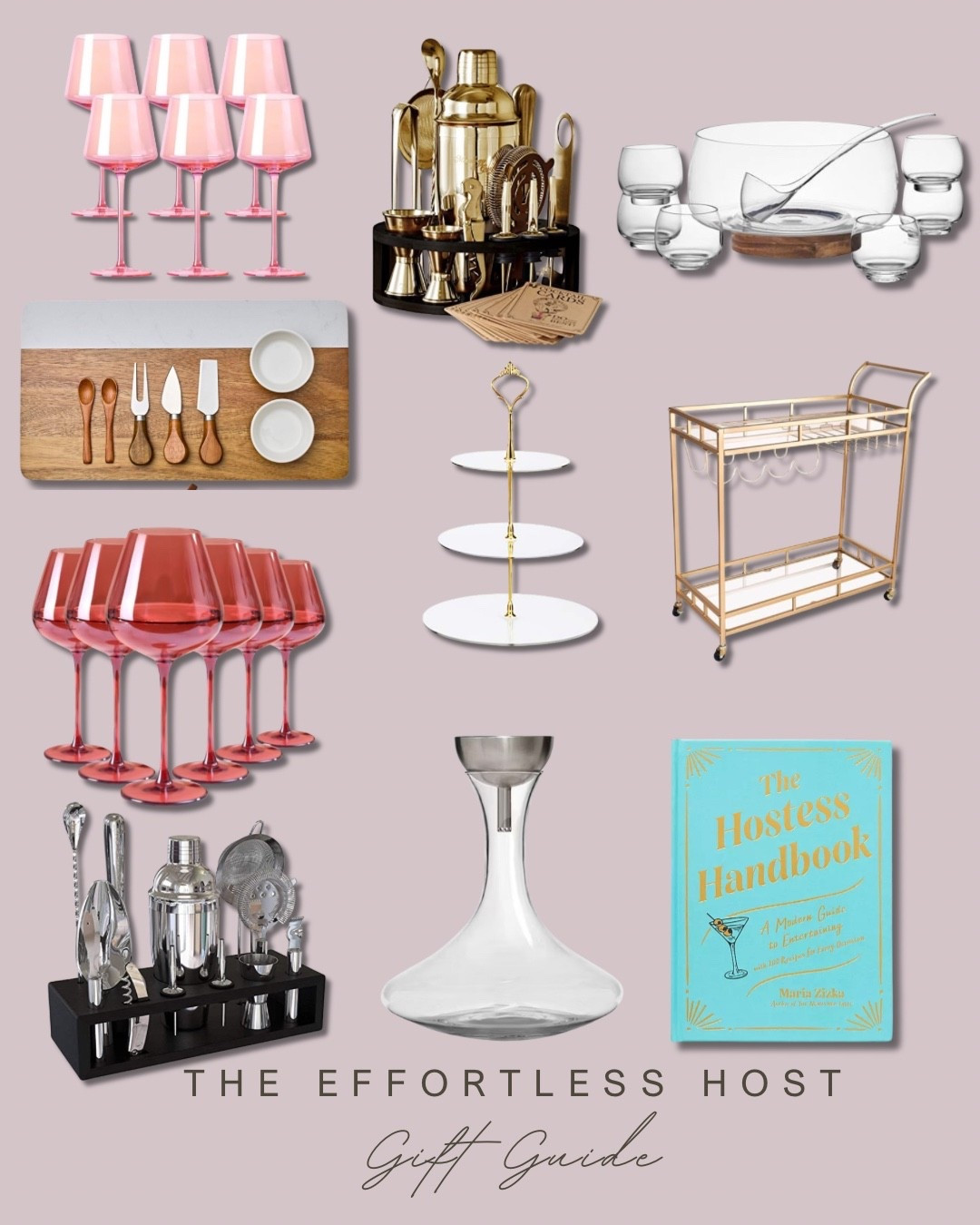 The Effortless Host! ▪️ Gift Guide!  For the friend who knows how to mix, pour, and make it look easy. Think punch bowls, cocktail mixer sets, and a chic decanter ready for the wine cart moment. Simple, stylish, and made for the hostess who does it all with a smile. 🍸 Lastly don’t forget your own hostess handbook! Gift it and get a copy for yourself ♥️




#LTKSaleAlert #LTKSeasonal #LTKHome
