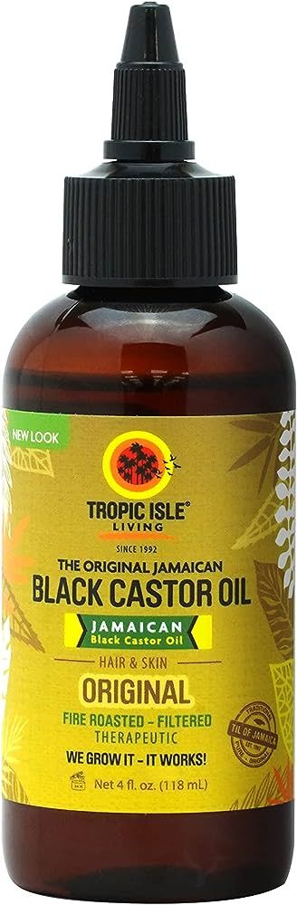 Tropic Isle Living Jamaican Black Castor Oil - Plastic PET Bottle 4oz | For Hair Growth, Skin Con... | Amazon (US)