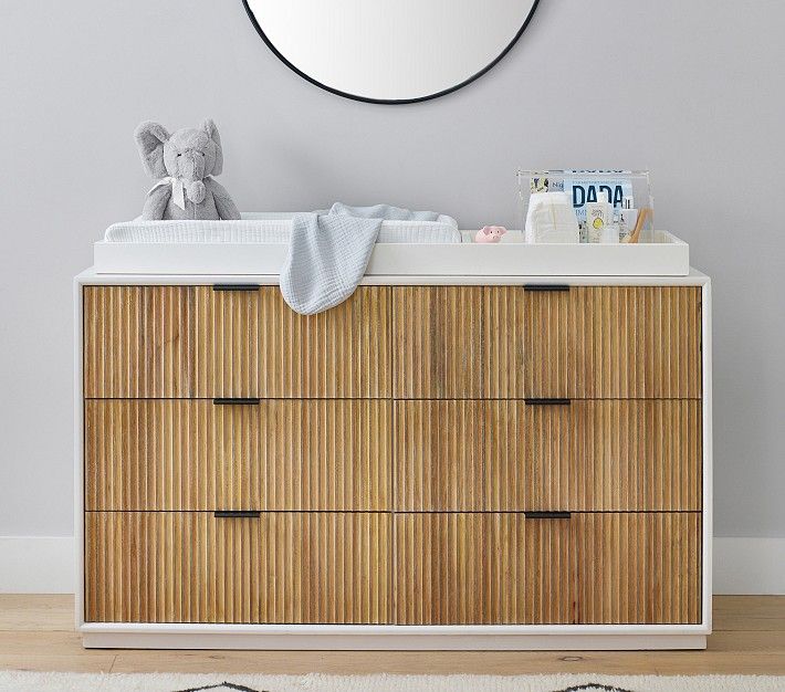 west elm x pbk Quinn Extra-Wide Dresser & Topper Set | Pottery Barn Kids