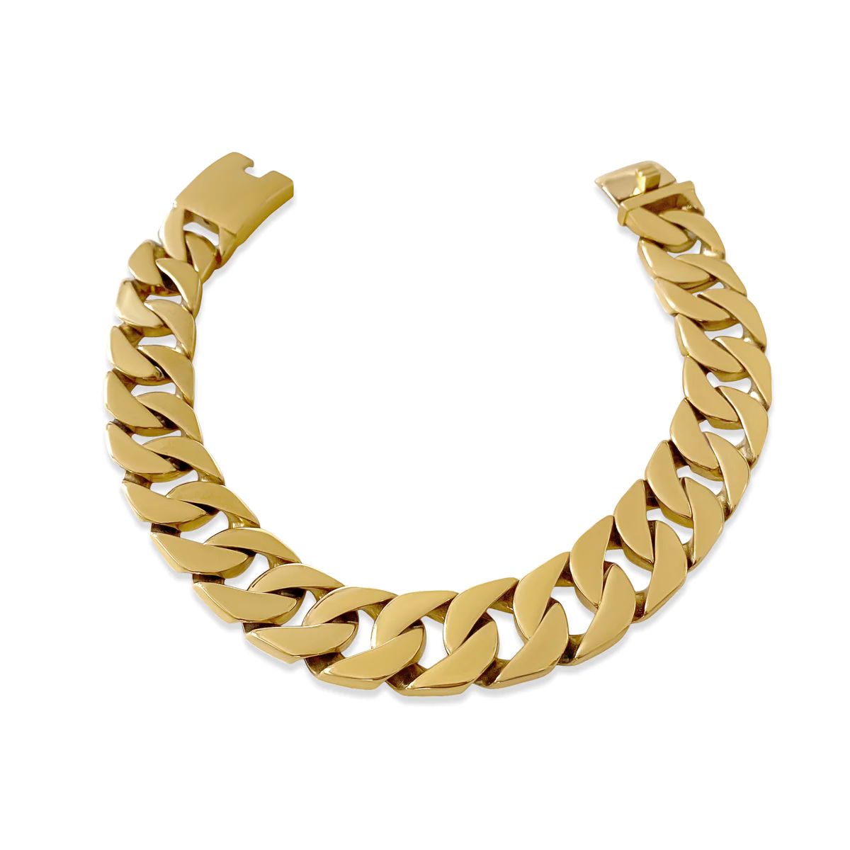 Gold Chunky Chain Necklace | Anisa Sojka