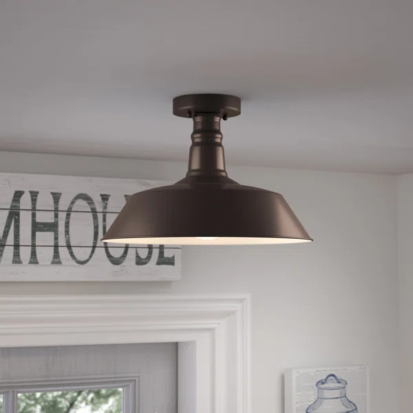 Bouvet 1-Light Semi Flush Mount | Wayfair North America