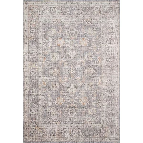 Skye Oriental Blush/Gray Area Rug | Wayfair North America